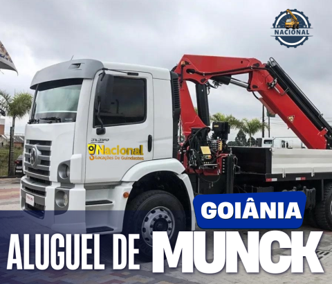 Aluguel de Munck em Goiânia pela Nacional Munck